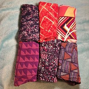 OS Lularoe leggings bundle of six